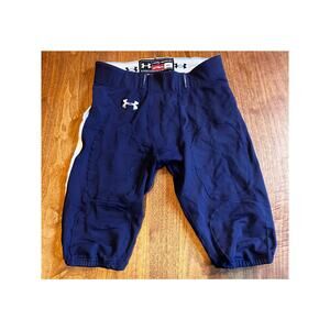 Under Armour Authentic XL 16 Navy Blue Padded‎ Compression Football Pants Youth